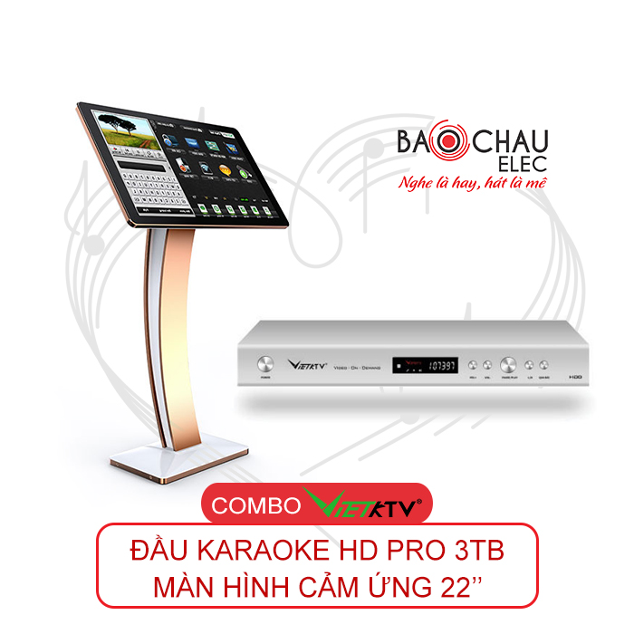 Combo VietKTV HD PRO 3TB + Màn hình 22 Combo VietKTV HD PRO 3TB + Màn hình 22